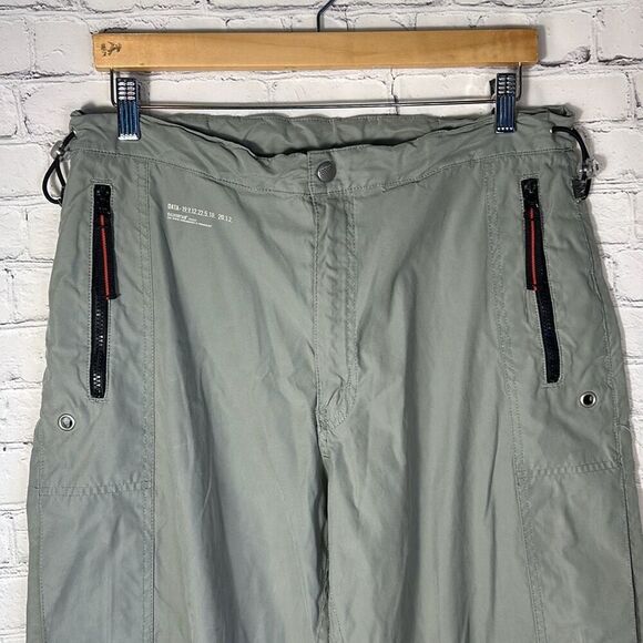 Vintage Levi’s Silvertab Y2K Data Nylon Polyester Green Cargo Pants  Size M X 32 - Picture 2 of 11